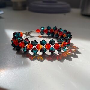 Elegant Multicolor Crystal Bracelet